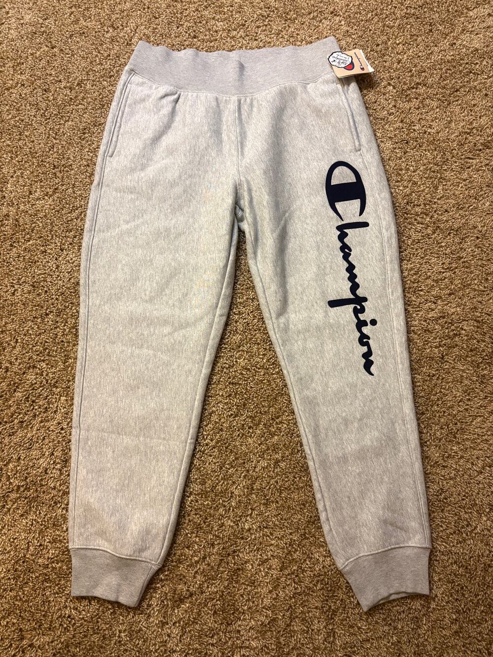 NWT Champion Reverse Weave Sweatpants Mens Size Large Gray MSRP $55